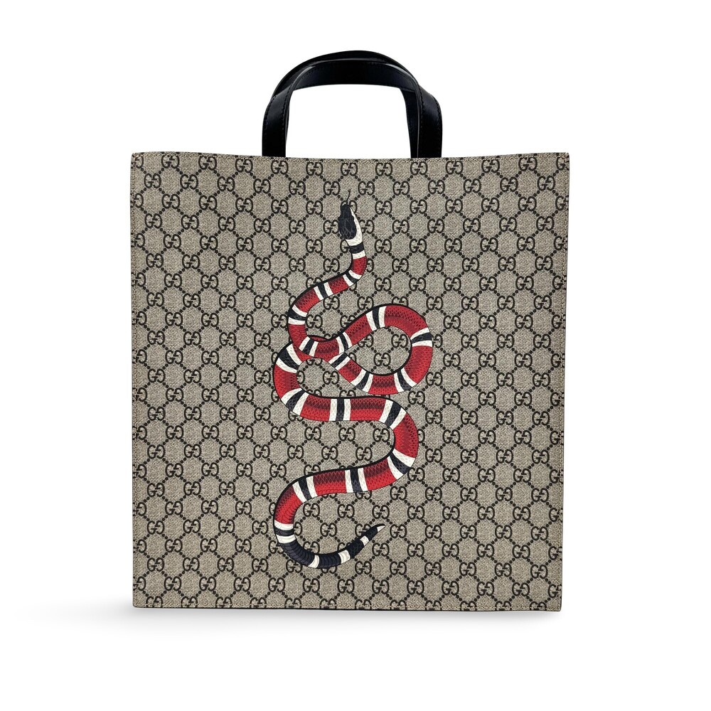 Gucci Kingsnake Printed Leather